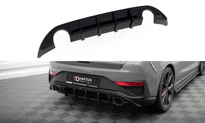 Maxton Diffusor Heck Ansatz für Hyundai I30 N Hatchback Mk3 Facelift schwarz Hochglanz
