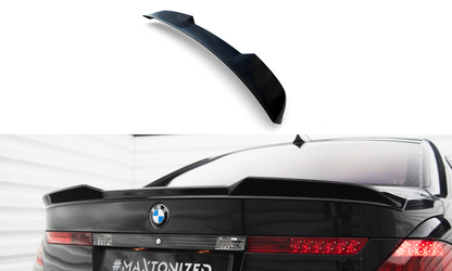 Maxton Spoiler CAP für 3D BMW 7 E65 schwarz Hochglanz