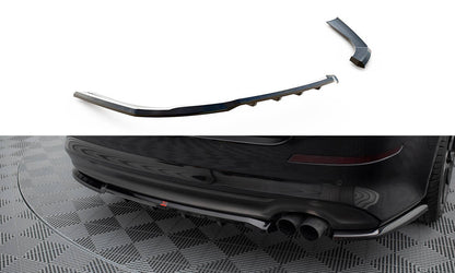 Maxton Mittlerer Diffusor Heck Ansatz DTM Look für Kia Optima Mk3 schwarz Hochglanz