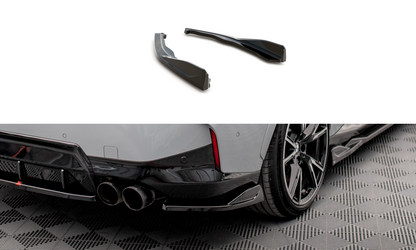 Maxton Heck Ansatz Flaps Diffusor V.1 für BMW 2 Coupe M240i G42 schwarz Hochglanz