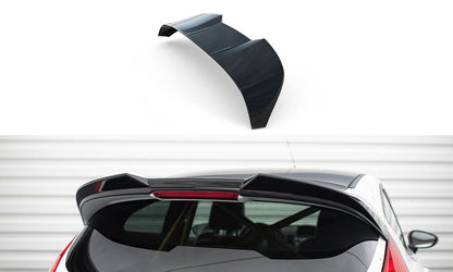 Maxton Spoiler CAP für 3D Ford Fiesta ST Mk7 Facelift schwarz Hochglanz