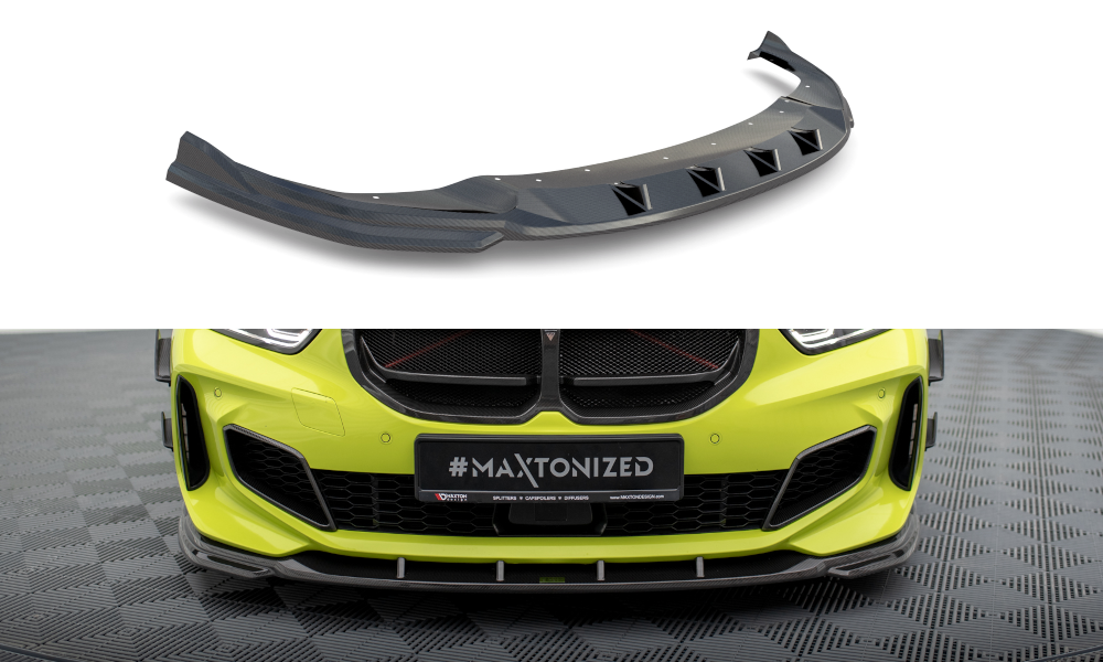 Maxton Carbon Fiber Front Ansatz für BMW 1er F40 M-Paket / M135i