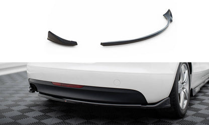 Maxton Heck Ansatz Flaps Diffusor für Audi TT 8J schwarz Hochglanz