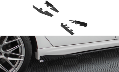 Maxton Side Flaps Ford Mondeo Sport Mk5 Facelift / Fusion Sport Mk2 Facelift schwarz Hochglanz