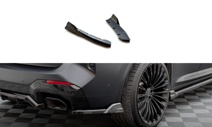 Maxton Heck Ansatz Flaps Diffusor für BMW X3 M-Paket G01 Facelift schwarz Hochglanz