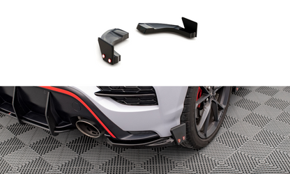 Maxton Heck Ansatz Flaps Diffusor V.1 +Flaps für Hyundai Kona N Mk1