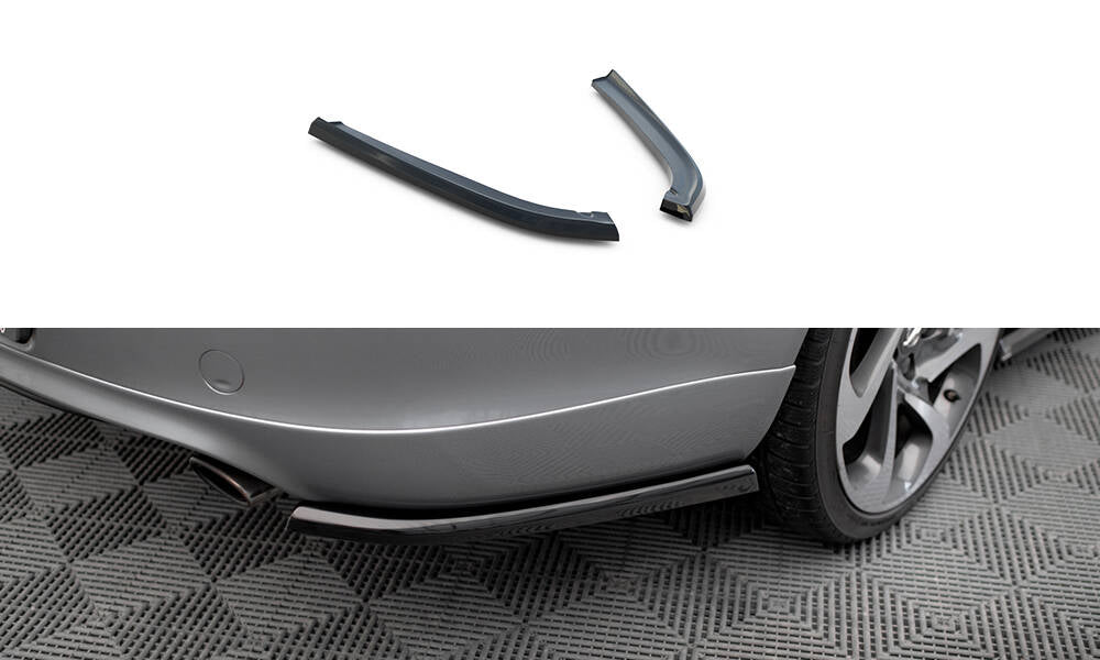 Maxton Heck Ansatz Flaps Diffusor für Opel Insignia OPC-Line Mk1 schwarz Hochglanz