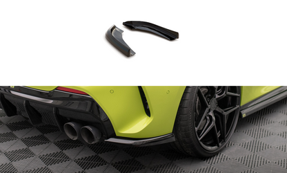 Maxton Heck Ansatz Flaps Diffusor V.5 für BMW 1er F40 M-Paket/ M135i schwarz Hochglanz