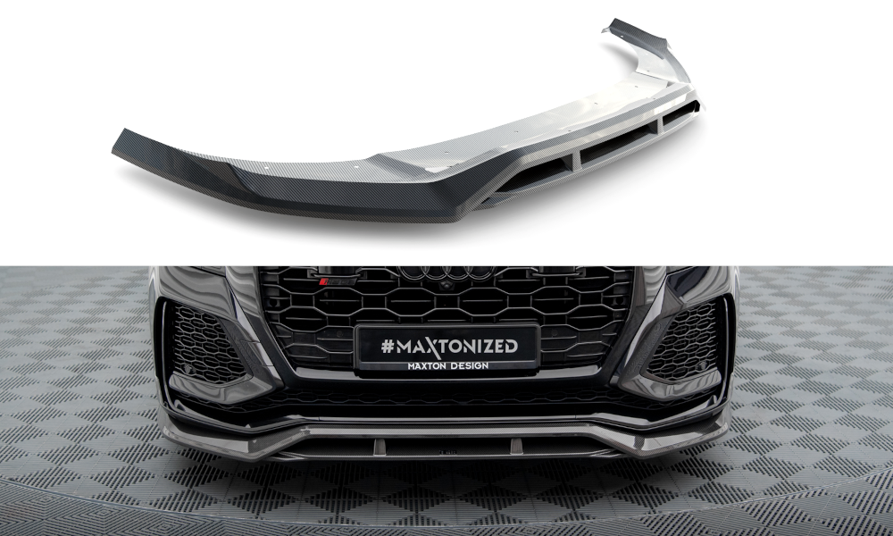 Maxton Carbon Fiber Front Ansatz für Audi RSQ8 Mk1