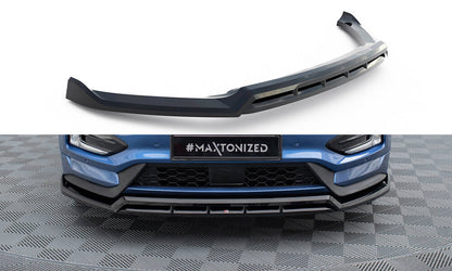 Maxton Front Ansatz für Ford Edge ST Mk2  schwarz Hochglanz
