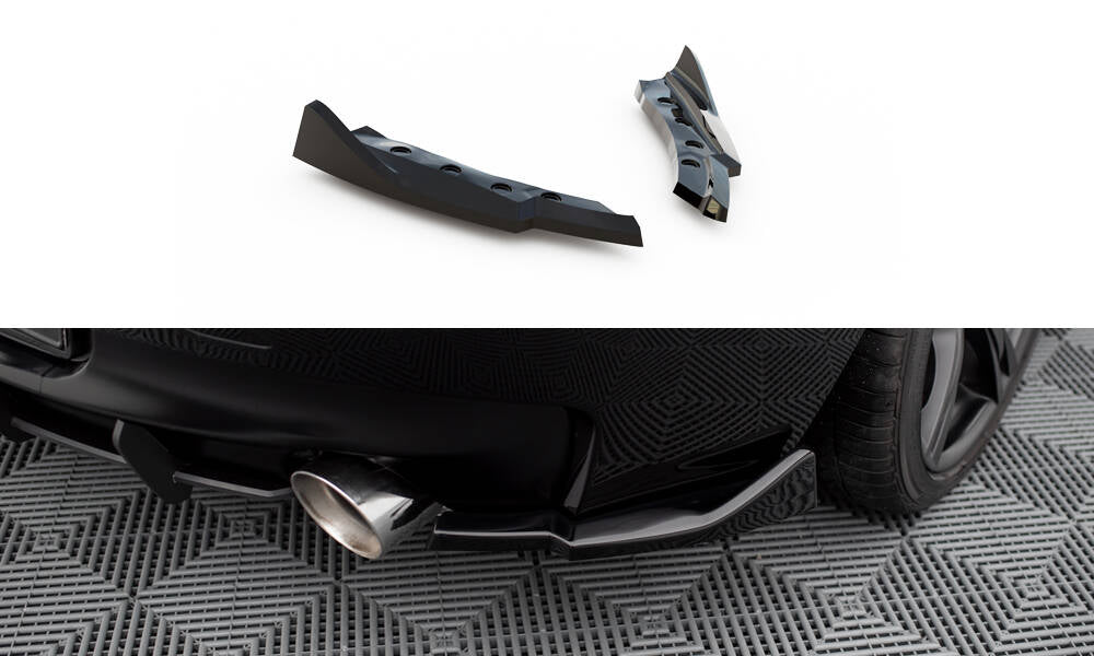Maxton Heck Ansatz Flaps Diffusor für BMW Z4 M-Paket E89 Facelift schwarz Hochglanz