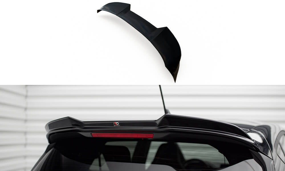 Maxton Spoiler CAP für 3D Ford Fiesta ST / ST-Line Mk8 schwarz Hochglanz