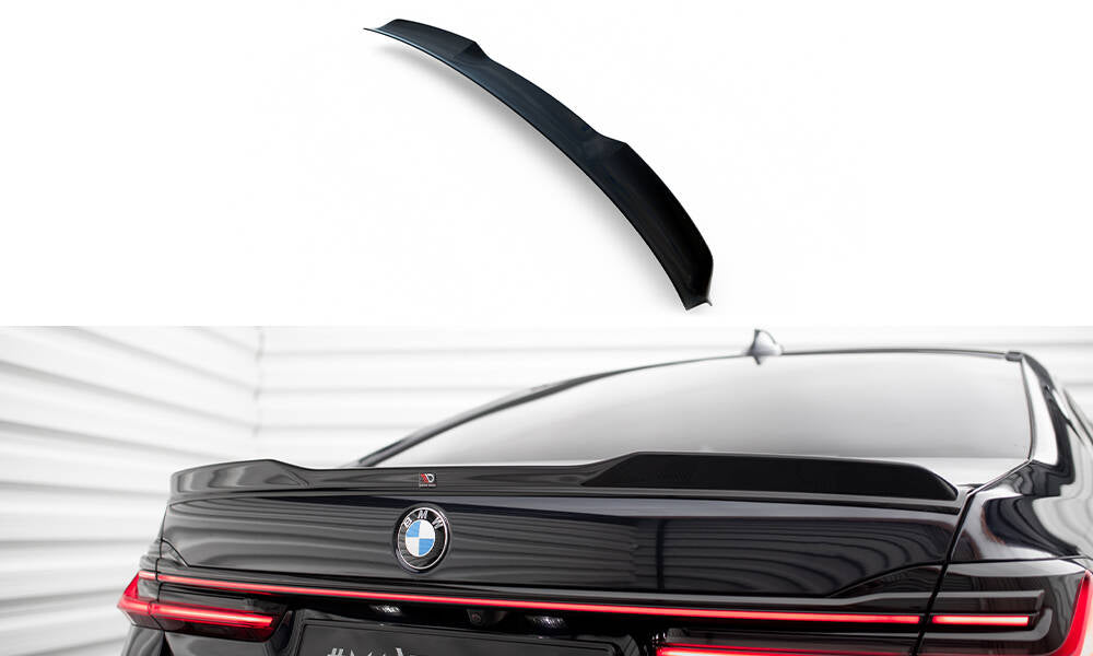 Maxton Spoiler CAP für 3D BMW 7 G11 schwarz Hochglanz