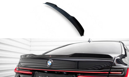 Maxton Spoiler CAP für 3D BMW 7 G11 schwarz Hochglanz
