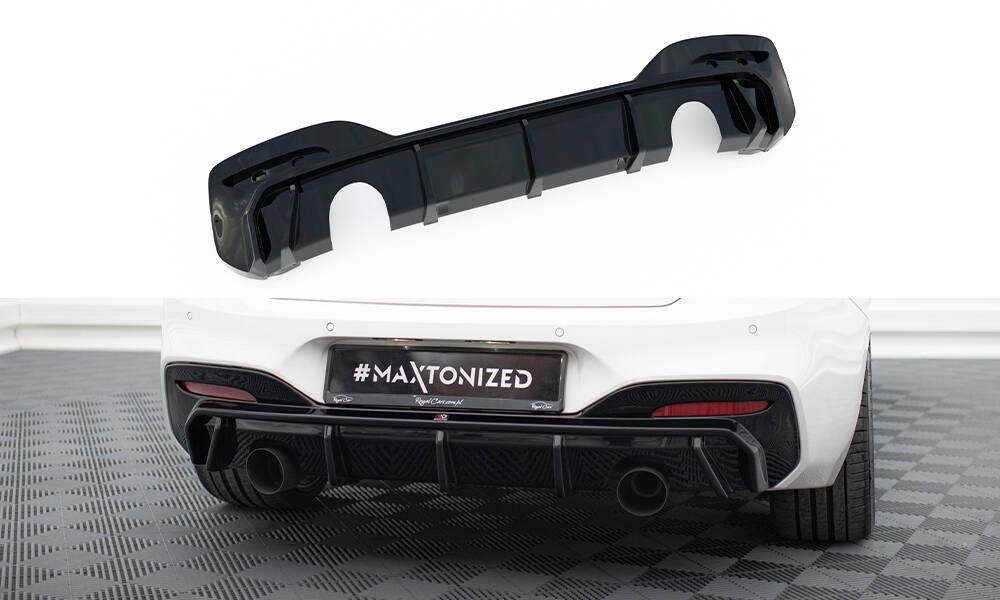 Maxton Diffusor Heck Ansatz V.3 für BMW M140i F20 Facelift