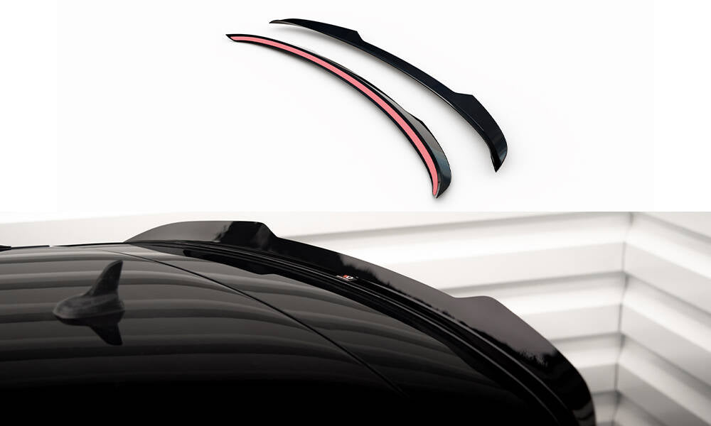 Maxton Spoiler CAP V.2 für Audi A6 Avant C7 schwarz Hochglanz
