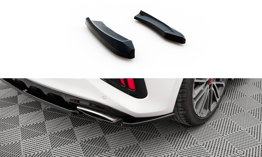Maxton Heck Ansatz Flaps Diffusor für Kia Ceed GT Mk3  schwarz Hochglanz