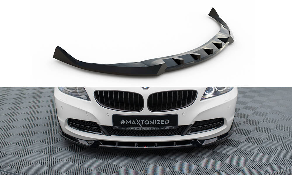 Maxton Front Ansatz V.2 für BMW Z4 E89 schwarz Hochglanz