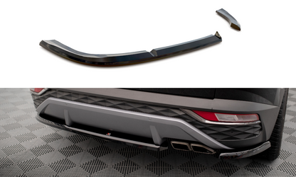 Maxton Heck Ansatz Flaps Diffusor für Hyundai Tucson Mk4 schwarz Hochglanz