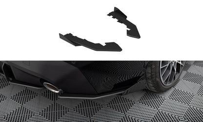 Maxton Street Pro Heck Ansatz Flaps Diffusor +Flaps für BMW 2 Coupe G42 schwarz Hochglanz