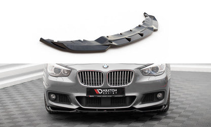 Maxton Front Ansatz für BMW 5er GT M-Paket F07 schwarz Hochglanz