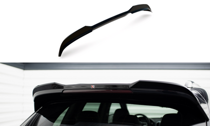 Maxton Spoiler CAP für 3D Porsche Cayenne Mk2 Facelift schwarz Hochglanz