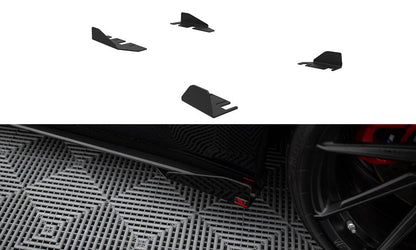 Maxton Side Flaps BMW M2 G87 schwarz Hochglanz