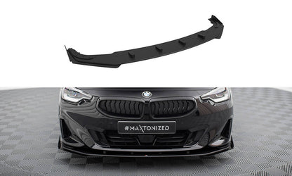 Maxton Street Pro Front Ansatz für +Flaps für + Flaps BMW 2 Coupe G42 schwarz Hochglanz