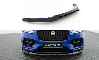 Maxton Front Ansatz für Jaguar F-Pace R-Sport Mk1 schwarz Hochglanz