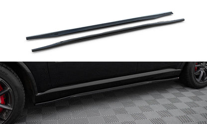 Maxton Seitenschweller Ansatz für Dodge Durango SRT Mk3  schwarz Hochglanz