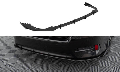 Maxton Street Pro Heck Ansatz Flaps Diffusor +Flaps für Honda Civic Mk10 schwarz Hochglanz