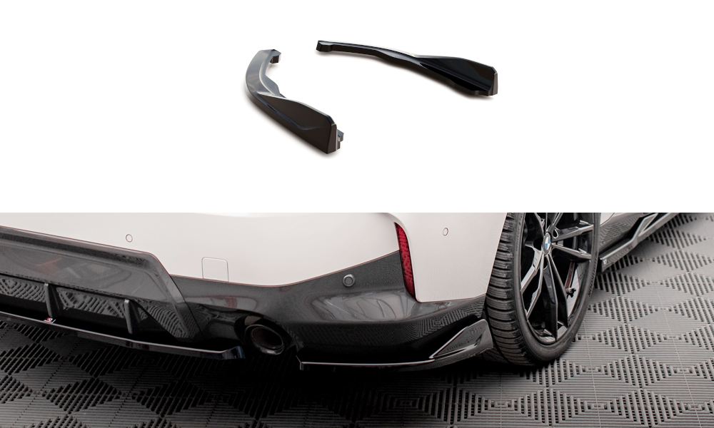 Maxton Heck Ansatz Flaps Diffusor V.1 für BMW 2 Coupe M-Paket G42 schwarz Hochglanz