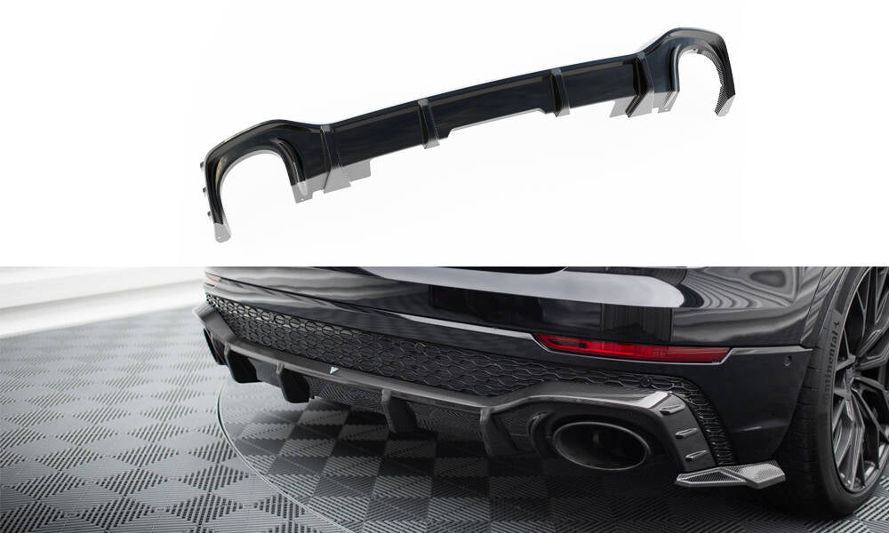 Maxton Carbon Fiber Diffusor Heck Ansatz für Audi RSQ8 Mk1
