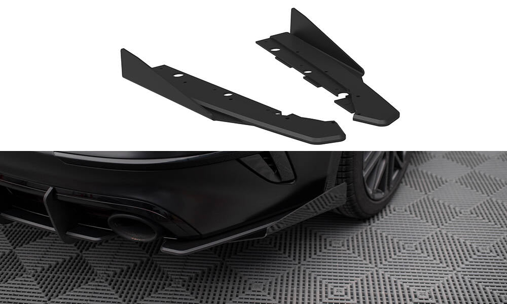 Maxton Street Pro Heck Ansatz Flaps Diffusor +Flaps für Kia Proceed GT Mk1 Facelift schwarz Hochglanz