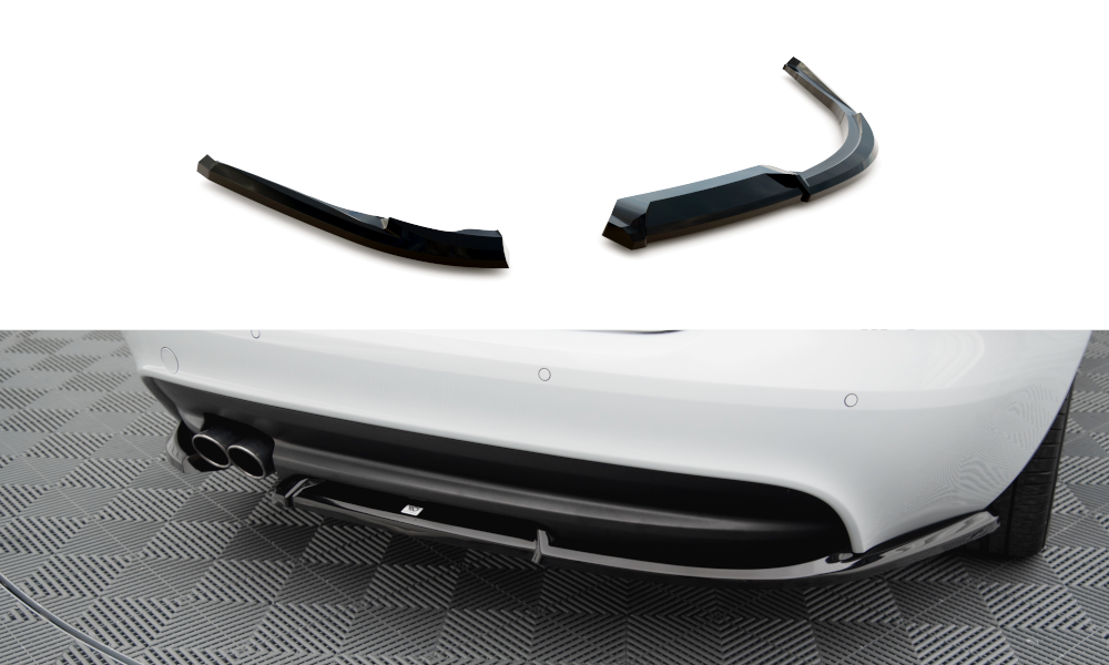 Maxton Heck Ansatz Flaps Diffusor für Jaguar XE R-Sport X760 schwarz Hochglanz