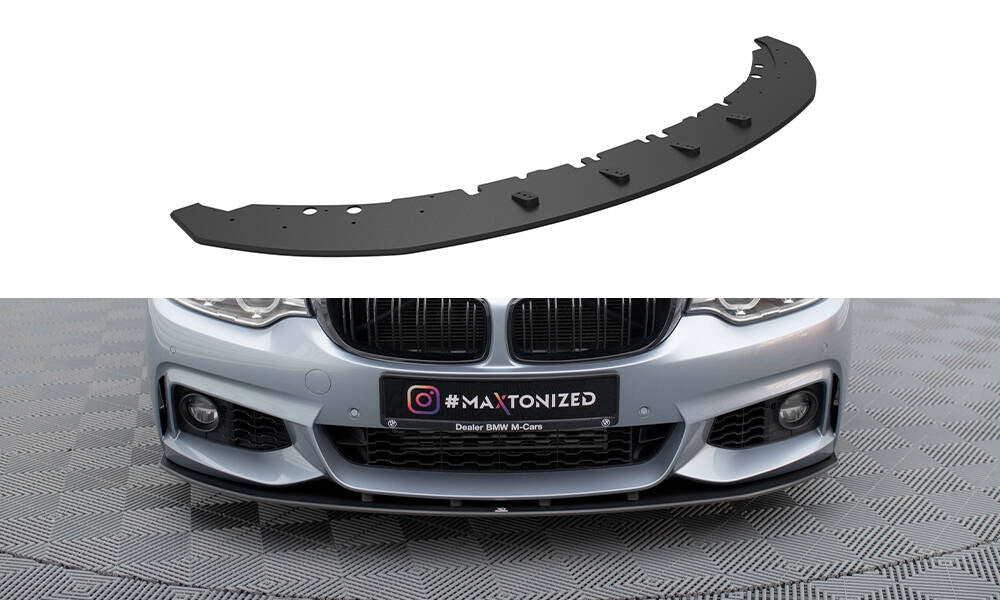 Maxton Street Pro Front Ansatz für für BMW 4er Coupe / Gran Coupe / Cabrio M-Paket F32 / F36 / F33