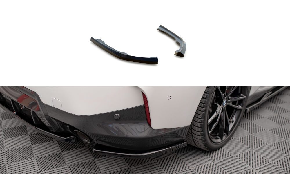 Maxton Heck Ansatz Flaps Diffusor V.2 für BMW 2 Coupe M-Paket G42 schwarz Hochglanz