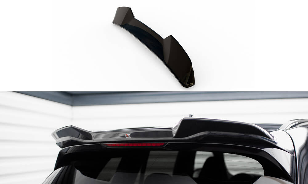 Maxton Spoiler CAP für 3D BMW X3 M F97 Facelift schwarz Hochglanz