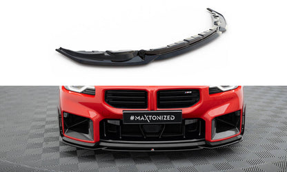 Maxton Front Ansatz für BMW M2 M-Performance G87 schwarz Hochglanz