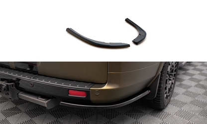 Maxton Heck Ansatz Flaps Diffusor für Ford Tourneo Custom Mk1 Facelift schwarz Hochglanz