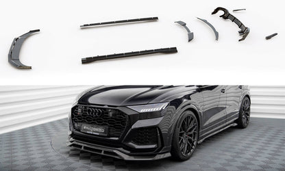 Maxton Set of Carbon Splitters Audi RSQ8 Mk1 schwarz matt