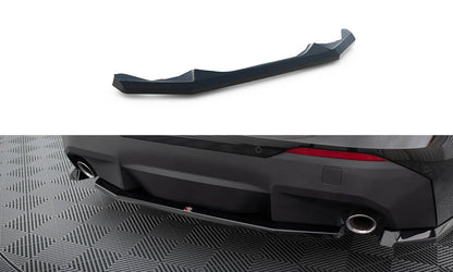 Maxton Zentrale Hinten Splitte BMW 2 Coupe G42 schwarz Hochglanz