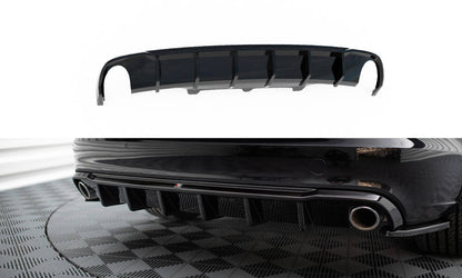 Maxton Diffusor Heck Ansatz für Audi A6 Avant C7