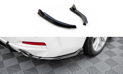 Maxton Heck Ansatz Flaps Diffusor für BMW 3er Limousine / Touring G20 / G21 Facelift schwarz Hochglanz