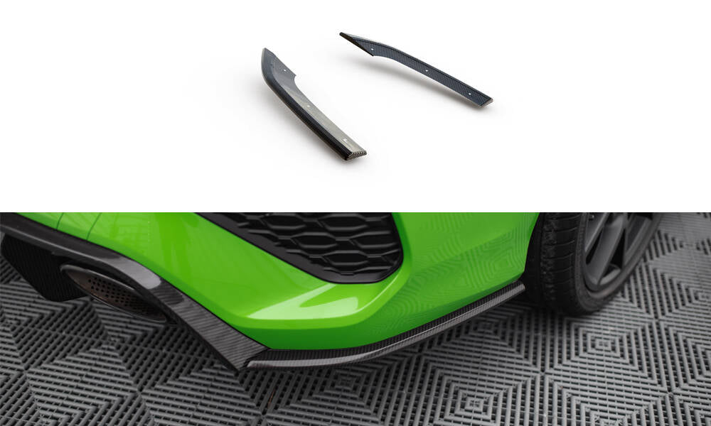 Maxton Carbon Fiber Heck Ansatz Flaps Diffusor V.2 für  Audi RS3 Limousine 8Y