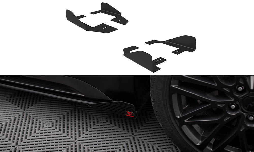 Maxton Side Flaps Kia Proceed GT Mk1 Facelift / Ceed GT Mk3 Facelift  schwarz Hochglanz