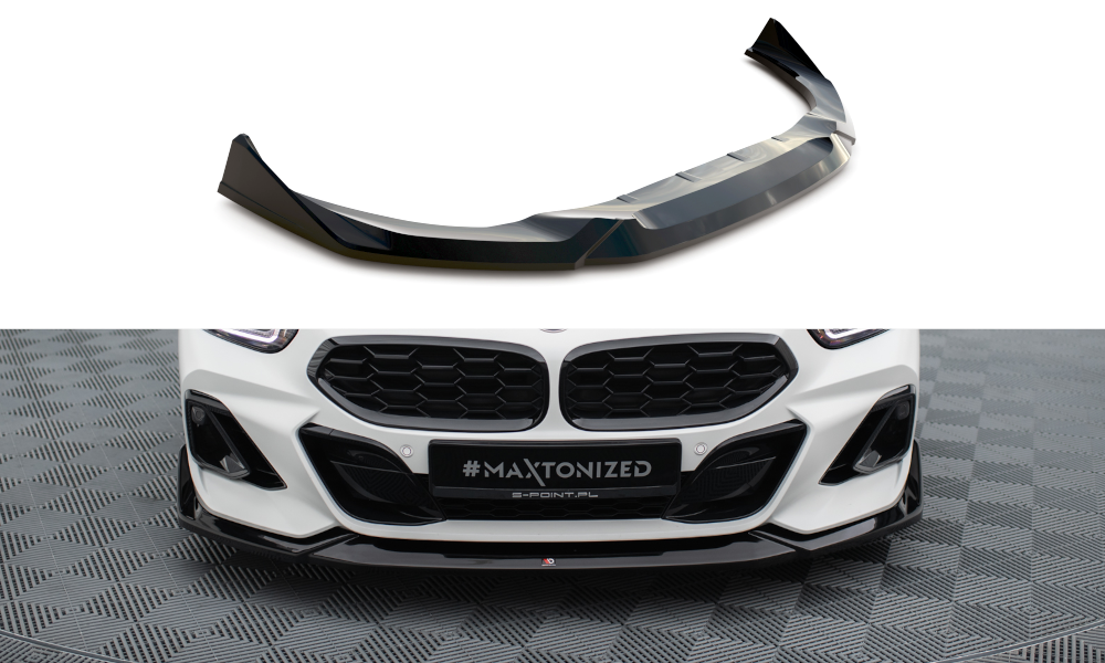 Maxton Front Ansatz für BMW Z4 M40i / M-Paket G29 Facelift schwarz Hochglanz