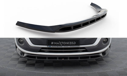 Maxton Front Ansatz für Ford Transit Custom Mk1 schwarz Hochglanz