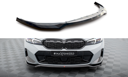 Maxton Front Ansatz V.2 für BMW 3er M340i / M-Paket G20 / G21 Facelift schwarz Hochglanz