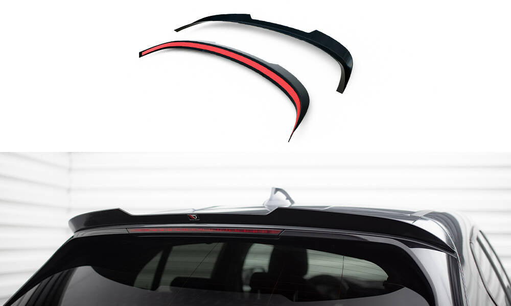 Maxton Spoiler CAP für BMW 1er F40 schwarz Hochglanz